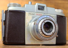 Kodak Pony 135 Camera Model C With Brown Leather Carry Case