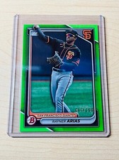 2024 Rayner Arias Bowman #BP-127 Paper Prospects Neon Green Border 042/399