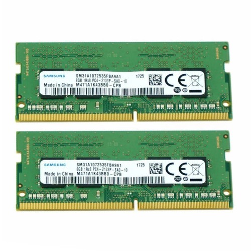 Samsung 16GB (2X 8GB ) DDR4 2133MHz PC4-17000 SODIMM Memory Ram M471A1K43BB0-CPB - Picture 1 of 5