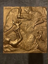 Salvatore Fiume - Bronzo e Oro 24 Kt - L’Angelo - Bassorilievo