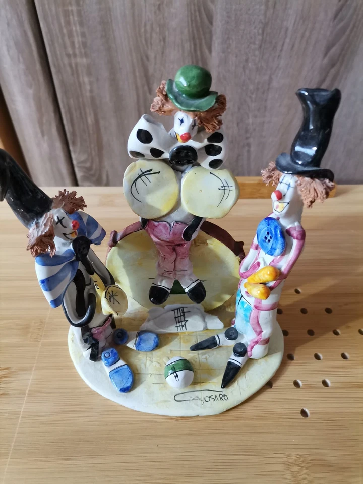 PORZELLANFIGUREN 3-ER GRUPPE GILDE -HANDWERK R.COSARO CA.20CM - Bild 2 von 4