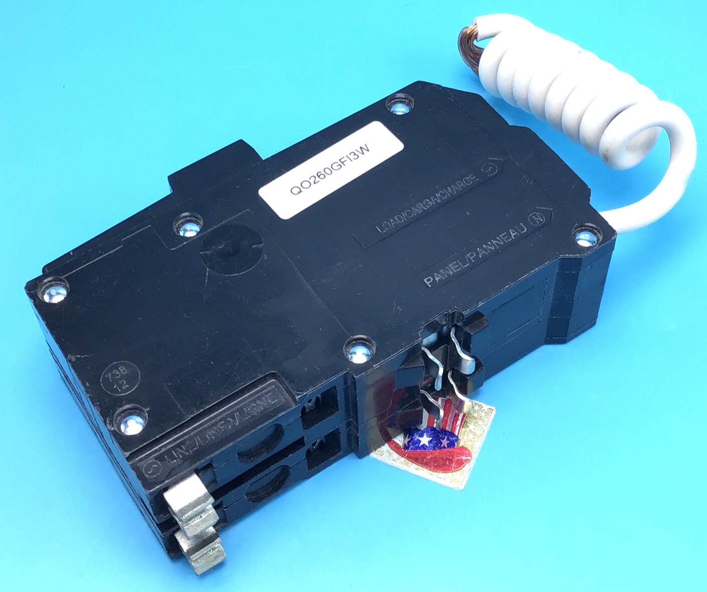 New Circuit Breaker Square D QO260GFI3W 2 Pole 60 Amp GFCI 3 Wires