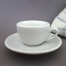 1x ACF Espressotasse & Untertasse Tropfenform weiß Designklassiker - mehr da!!!