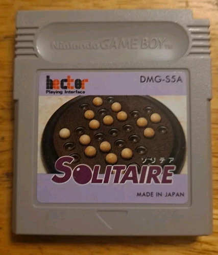 Nintendo Gameboy Solitaire DMG-S5A Japan Import US Seller