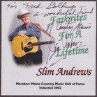 Slim Andrews CD Autographed! Favorites for a Lifetime - Maine Country