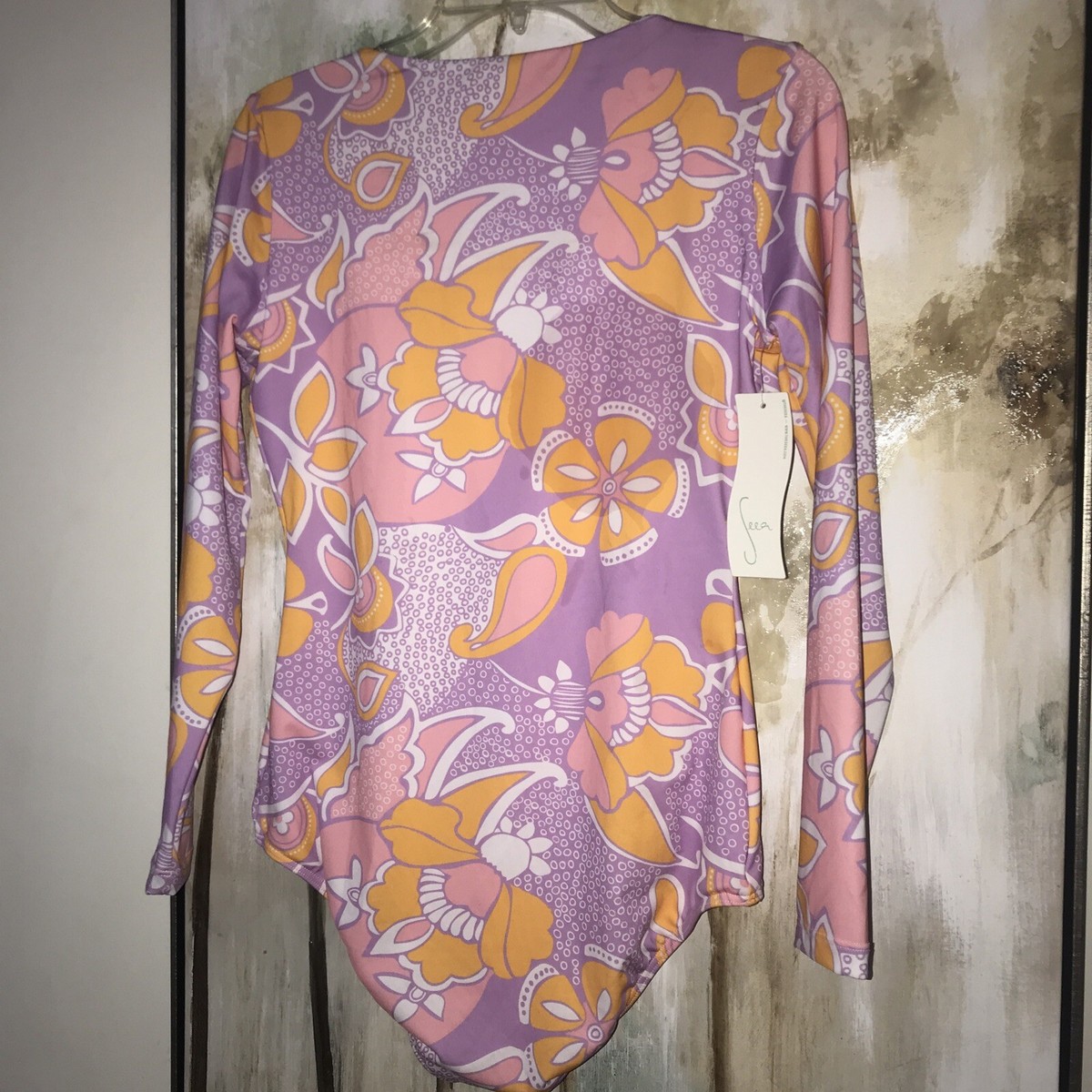 NEW SEEA Solanas Surf Suit One Piece UPF 30 Multi Color