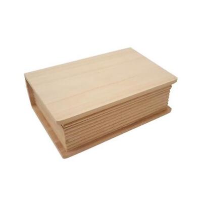 Scheinholz Buchbox 14x20x7cm #8433
