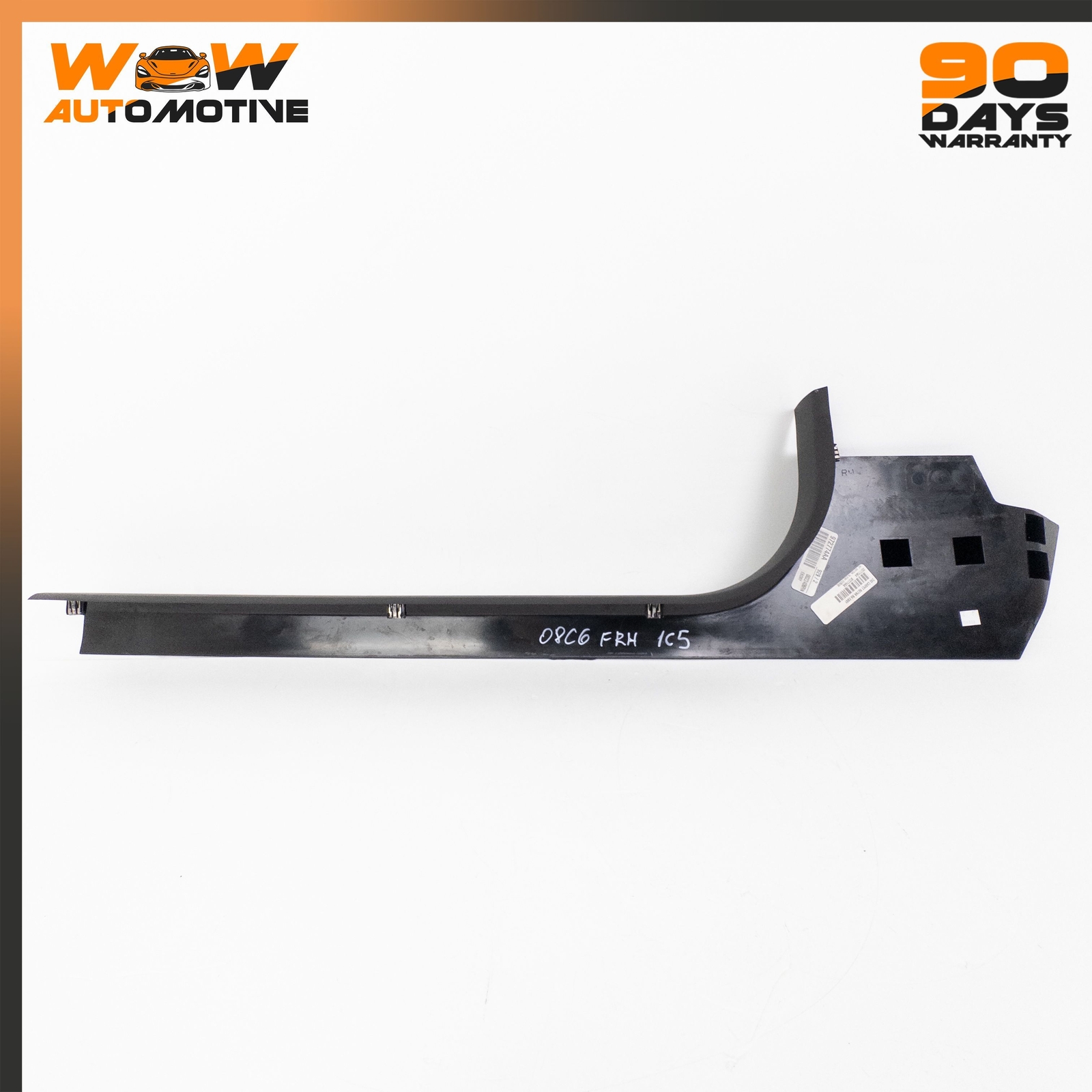 04-13 CHEVROLET CORVETTE C6 CADILLAC XLR FRONT RIGHT SILL PLATE TRIM BLACK OEM