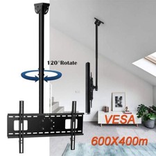 Heavy Duty TV Roof Ceiling Mount Bracket Tilt Swivel 32 41 43 49 50 55 70 inch