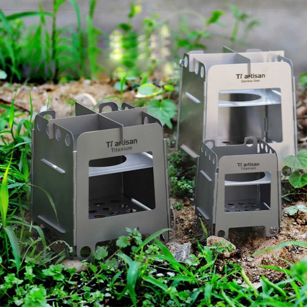 Folding Stove M Lightweight Pocket Alcohol Stove Titanium User Friendly |  eBay