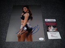 Brandi Rhodes Signed 8x10 Jsa Aew Wwe Sexy