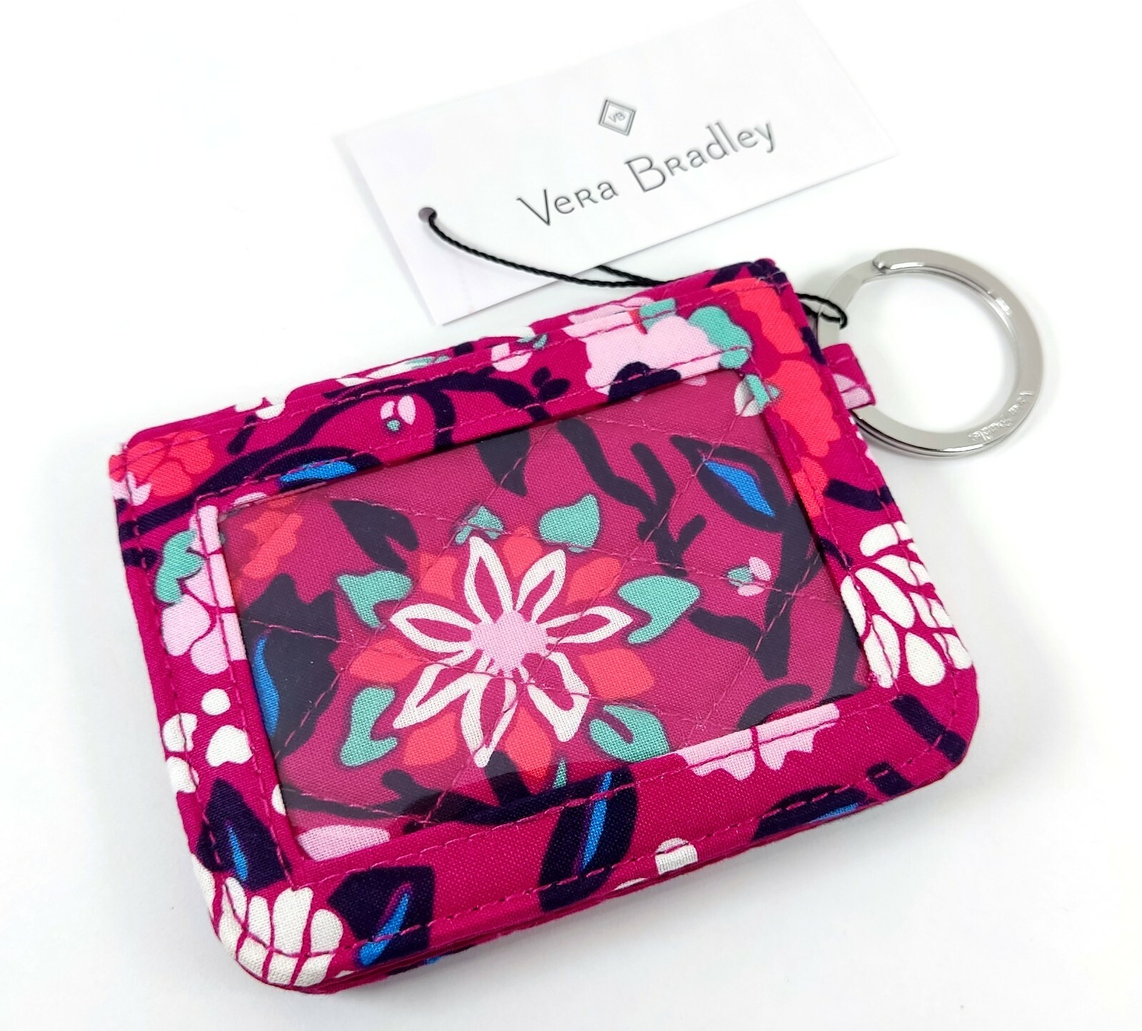 Vera Bradley Campus Double ID Bloom Berry eBay
