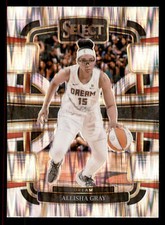Allisha Gray 2024 Panini Select WNBA #51 Silver Flash Prizms Atlanta Dream