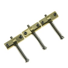 Vintage Compensated Tele Bridge Brass Saddle Set Telecaster Saddles for Fender
