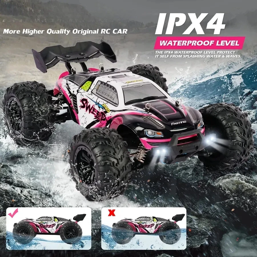 1:16 80 km/h Bürstenlosen RC Auto 4WD High Speed ​​Fernbedienung Monster Truck - Bild 4 von 4