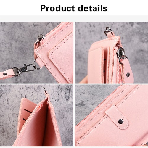 RFID BLOCKING Ladies Wallet Zip Coin Pocket Purse ID Window Credit Card Holder - Picture 4 of 11