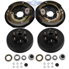12x2 Electric Brakes 6 On 5.5 Trailer Hub Drum Kit For Lbs Axle 5200-6000 12x2 Electric Brakes 6 On 5.5 Trailer Hub Drum Kit For Lbs Axle 5200-6000