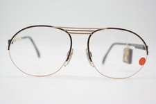 Vintage Glasses Neostyle KB 570 Burgundy Gold Half-Rim Eyeglass Frame