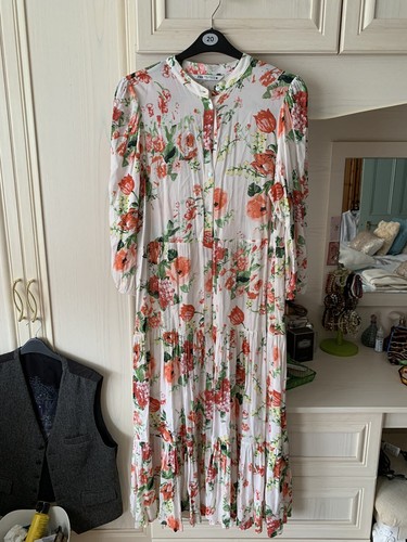 ZARA BNWOT FLORAL SMOCK DRESS SIZE XXL 