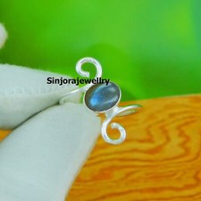 Labradorite Gemstone 925 sterling silver handmade Gift Ring US size 5 to 10
