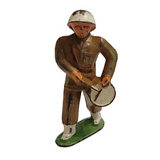 Barclay Toy Soldier B214 Drummer Drumming Drum Antique Vintage Dimestore Toy