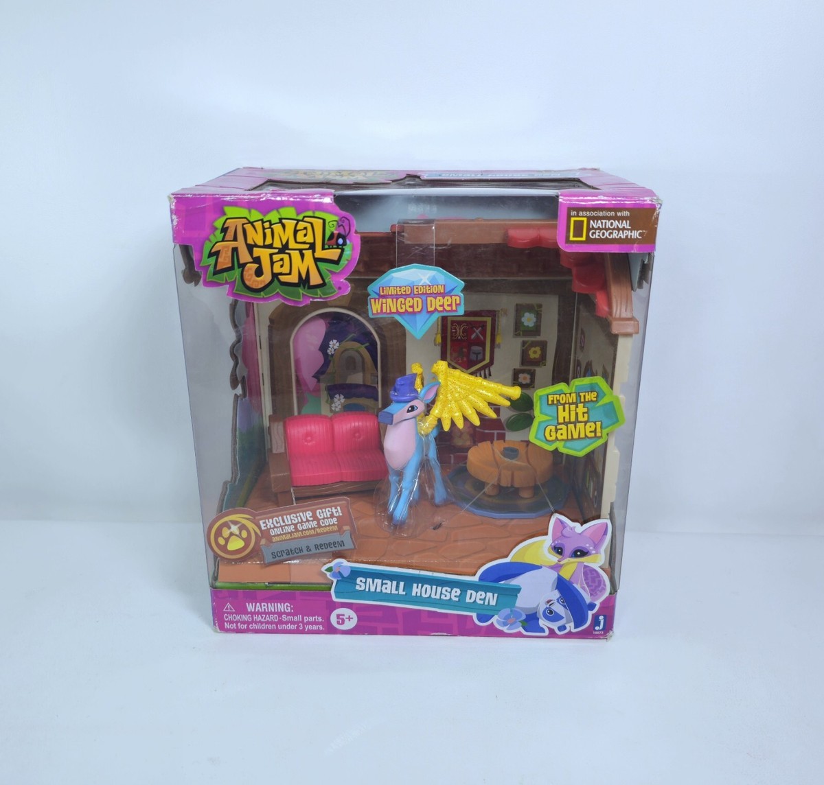 Animal Jam Small House Den Limited Edition Winged Deer Playset W