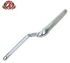 175MM LONG ALTA BICYCLE ONE-PIECE CRANK GT STYLE IN CHROME
