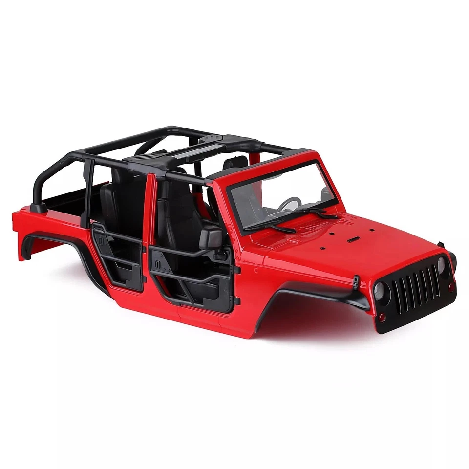 313mm Wheelbase Tube Door Shell for 1/10 RC Crawler Axial SCX10 Jeep Wrangler - Image 3 of 4