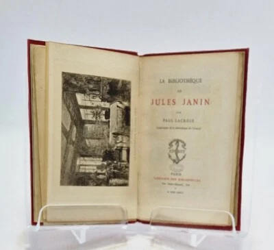 LACROIX (Paul). La Bibliothèque de Jules Janin. Edition originale, tirage limité - Photo 1/4