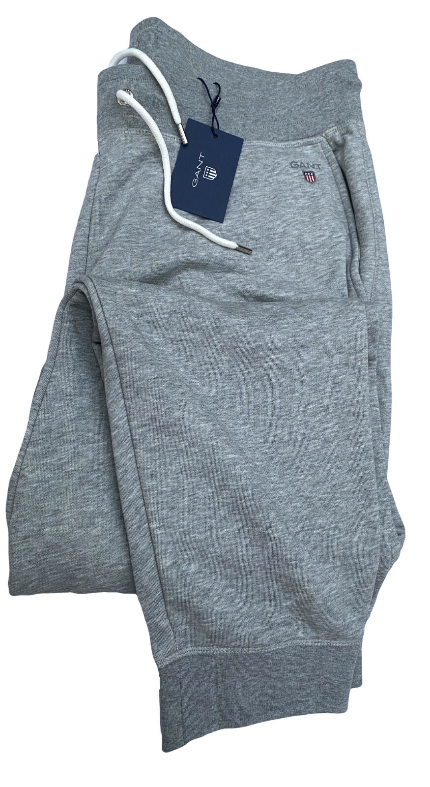 New GANT Mens Fleece Original Jogger Sweatpants Grey Melange 2XL | eBay