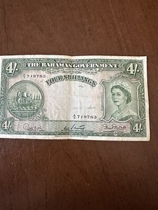 The Bahamas Government 4 Shillings 1936