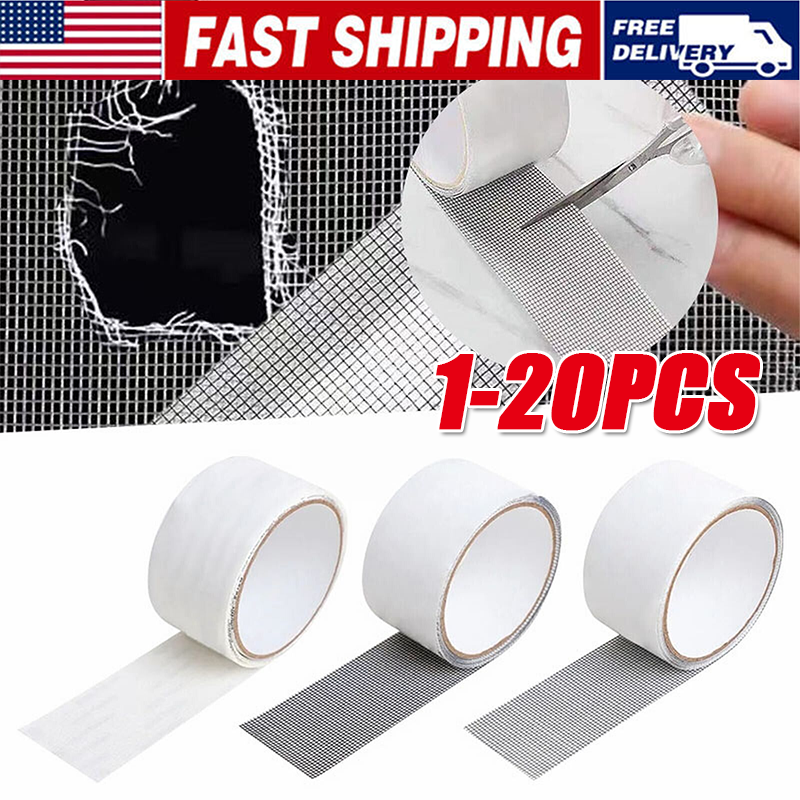 Screen Patch Repair Kit Window Repair Tape Fiberglass Covering Mesh Tool 5*200cm