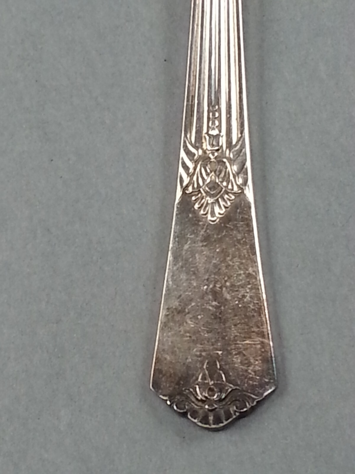 Antique 26pc Silverplate William Rogers Sectional IS 1932 Pattern Storage Case