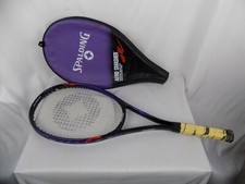 SPALDING AERO SMASHER Graphite Tennis Racket w Original Cover Vintage