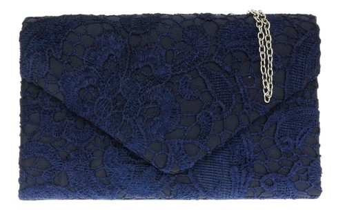 Satin Lace Clutch Bag Shoulder Elegant Rose Gold Wedding Evening Womens Handbag - 第 25/88 張圖片