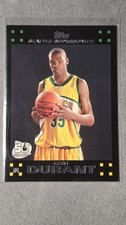 2007-08 Topps KEVIN DURANT Black Border ROOKIE Card #112 Seattle Supersonics. rookie card picture