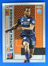2022 Topps Chrome MLS Calvin Harris #46 SOCCER CARD Rookie FC Cincinnati RC