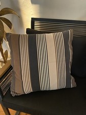 Linum Kissenhülle Baumwolle Streifen Gestreift 45 x 45 cm Skandi Landhaus Deko