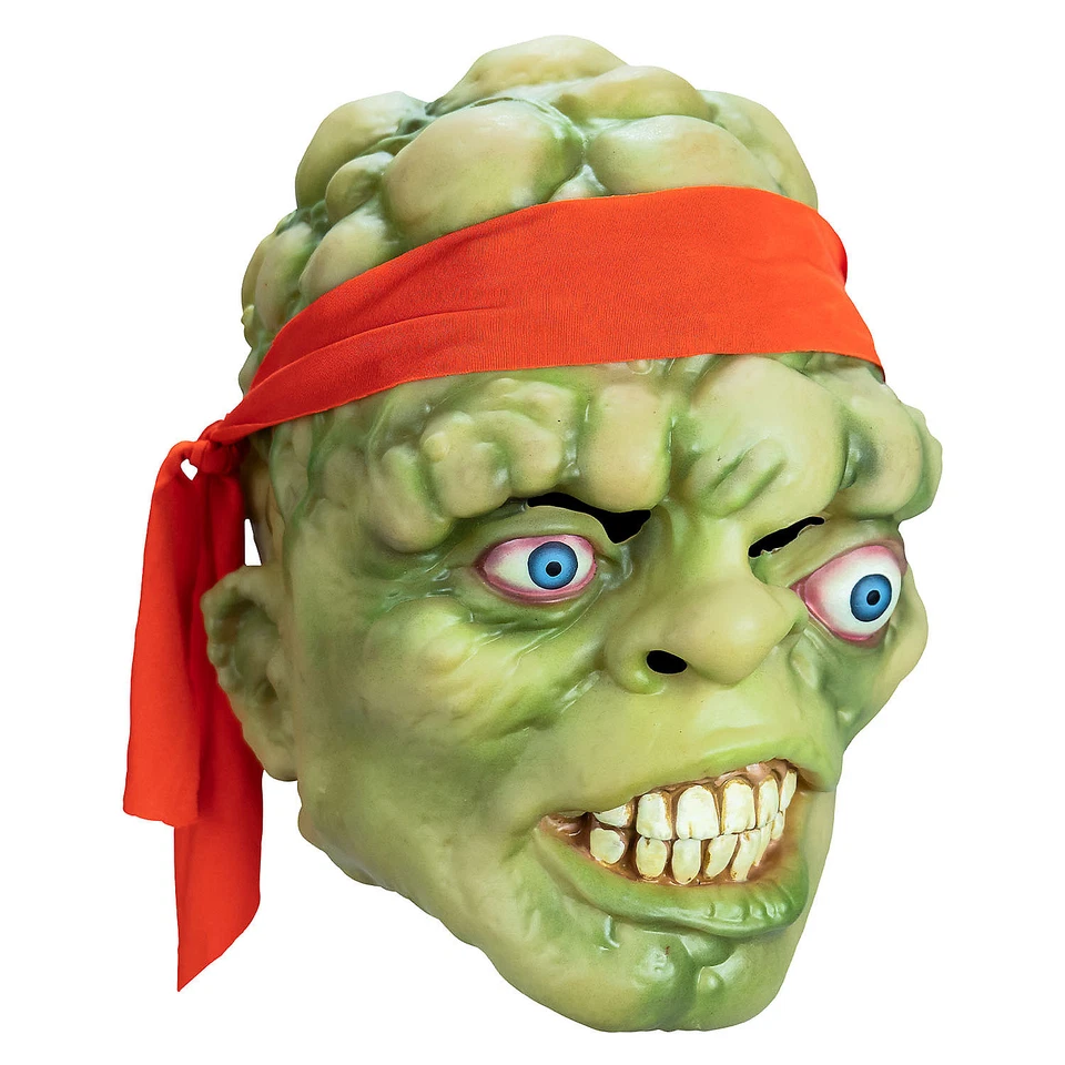 Toxic Crusaders Glow-In-The-Dark Toxie Vinyl Overhead Mask - One Size - Image 3 of 3