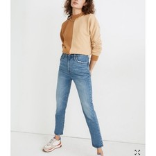 Madewell Classic Straight Leg Jeans Women's Size 25 in Nearwood Wash