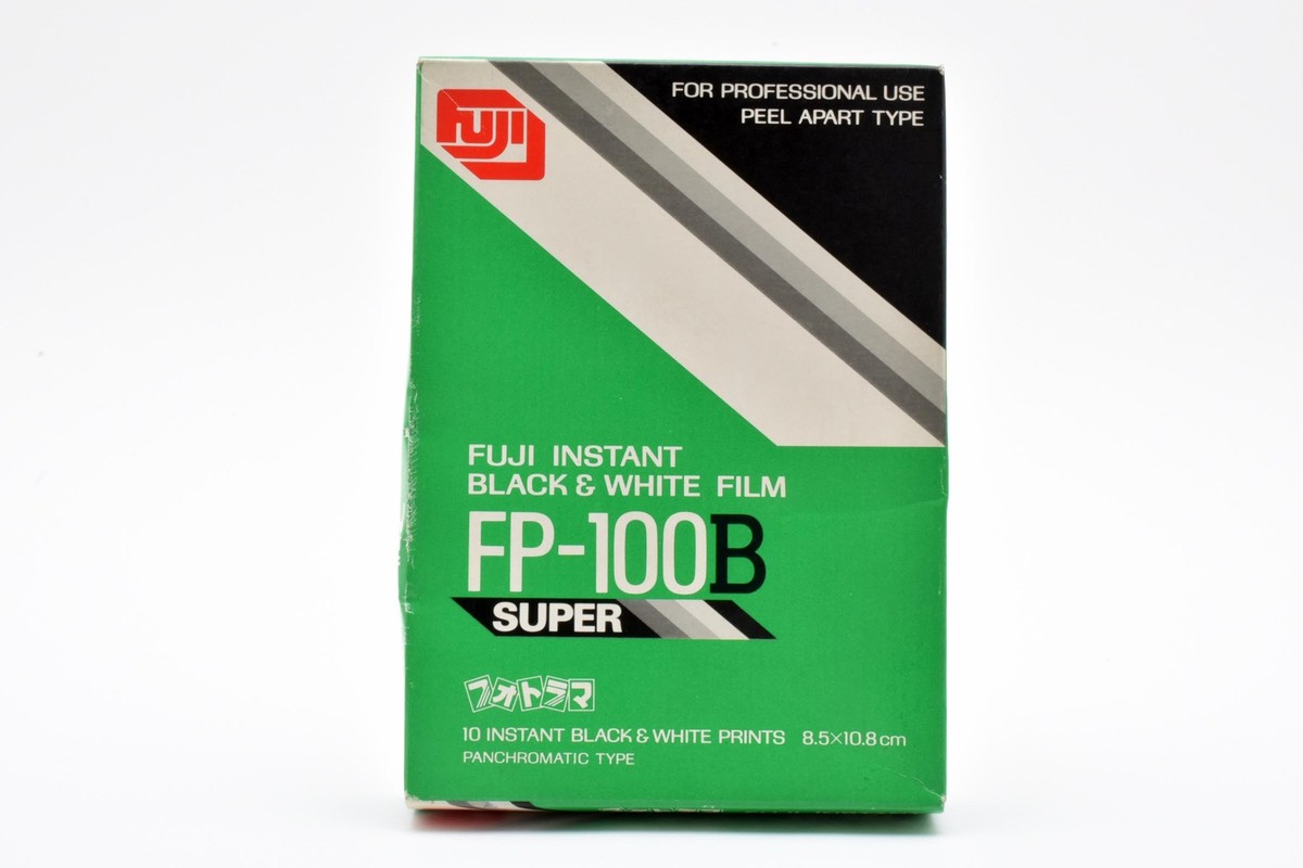 Unused] Fujifilm Fuji FP-100B45 4x5 Super Instant B&W Film