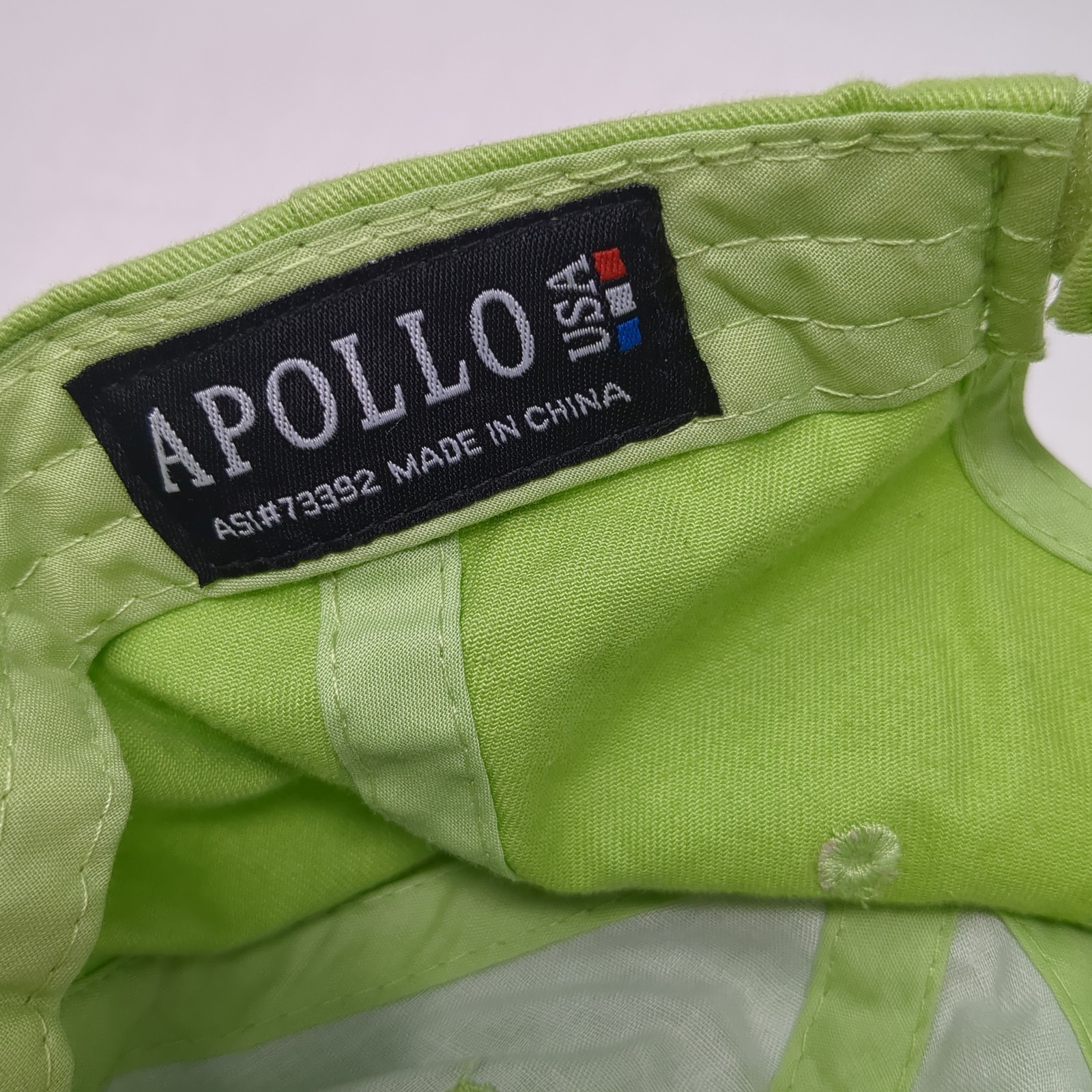 Initial Q Strapback Baseball Cap Green One Size A… - image 9