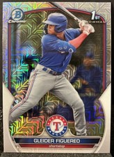 GLEIDER FIGUEREO 2023 Bowman Mega Box Chrome Mojo Refractor 1st Bowman BCP-59