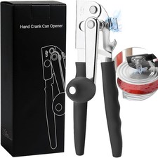 Commercial Heavy Duty Can Opener Stainless Steel Large Cut Smooth Edge Kitche...