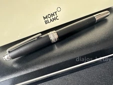 Montblanc Meisterstuck Classique Matte Black Silver Rollerball Pen 163P - NEW