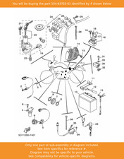 YAMAHA Sensor, Speed, 1S4-83755-01 OEM YBR250