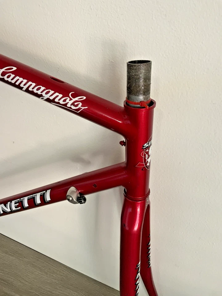MARCO Y HORQUILLA SIMONETTI 57 CM TUBO TANGE 2,6 KGS 130 MM ESPACIADO TRASERO Foto 3 de 4