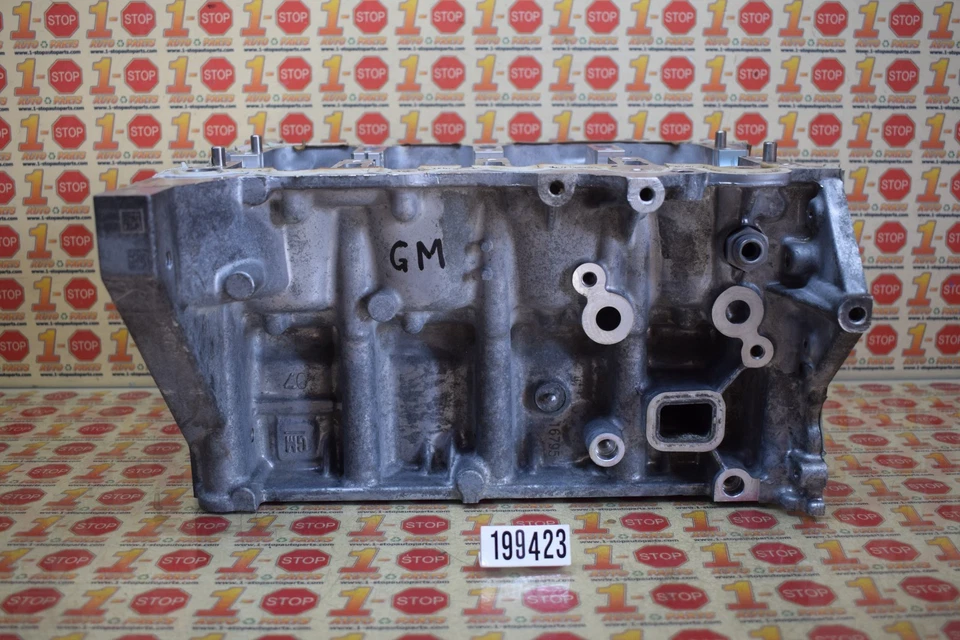 2016-2019 CHEVROLET CRUZE 1.4L ENGINE CYLINDER BLOCK ASSEMBLY 12688833 OEM - Image 2 of 4