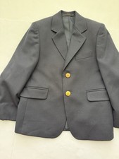 NEW Boys Navy Blazer Jacket HART SCHAFFNER MARX Suit Sz 8 Coat Brass Buttons