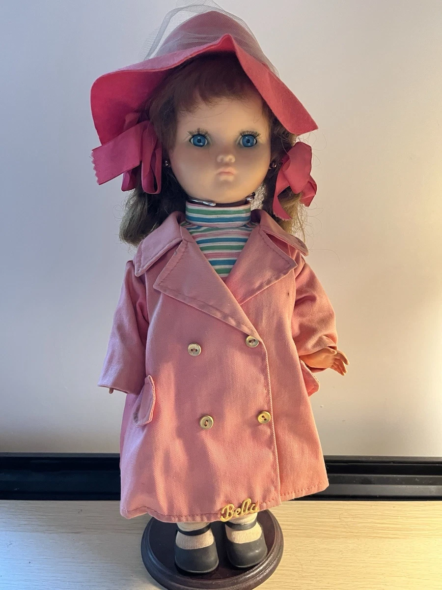 ANCIENNE POUPÉE BELLA 35 cm blonde yeux bleus vêtements d origine EUR 18,00 - FR
